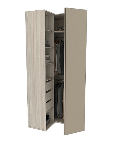 Шкаф угловой L208 L/R