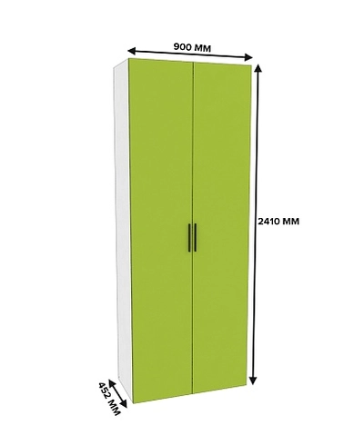 Шкаф двухдверный узкий L210.44-1