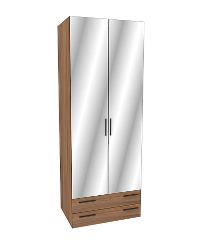 Шкаф двустворчатый с ящиками и с зеркалом L-211.60Z