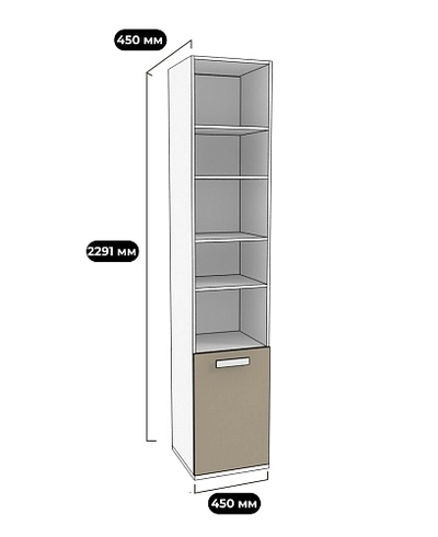 Стеллаж комбинированный E226