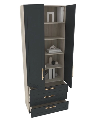 Шкаф двухдверный с ящиками А213