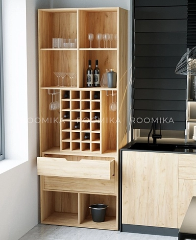 Шкаф-бар со встроенными ящиками R217