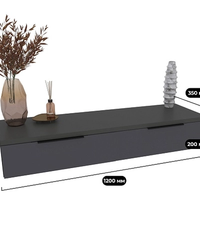 Туалетный столик, фасады в эмали LE-515