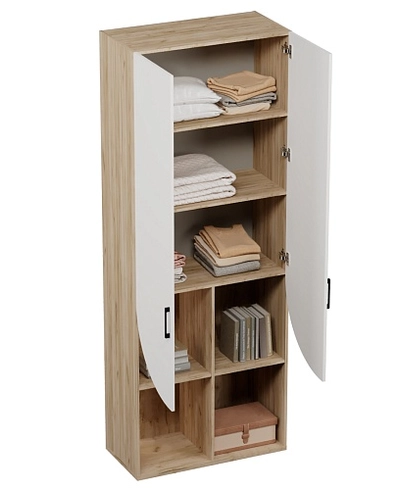 Шкаф для одежды с открытой нишей  с подсветкой LG254.44