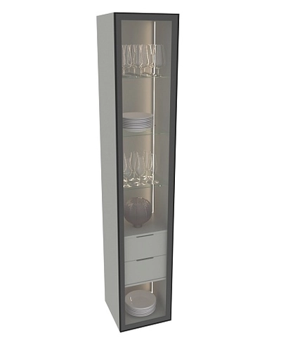 Шкаф со встроенными ящиками с подсветкой R221.1