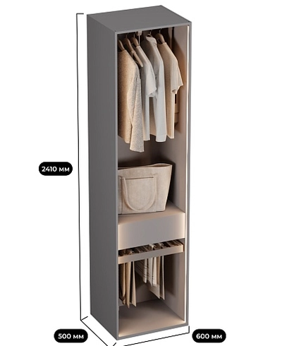 Шкаф с сейфом и подсветкой M600.50-14