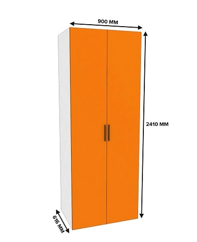 Шкаф двухдверный глубокий L210.60-1