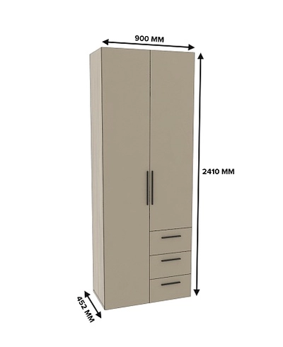 Шкаф комбинированный L215 L/R