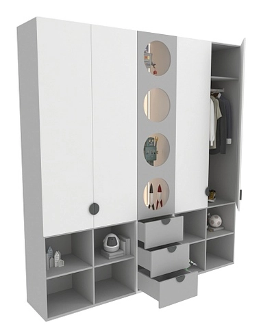 Шкафная группа для детской Лацио 64