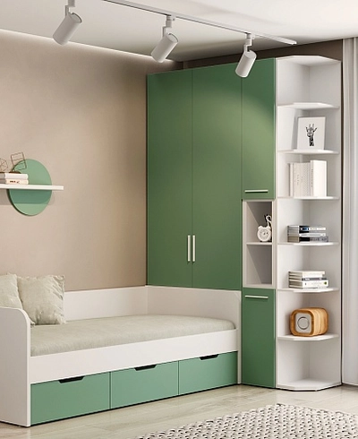 Шкаф двухдверный с фальш-панелью L212.4-90