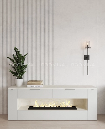 Тумба ТВ напольная с электрокамином L551.350