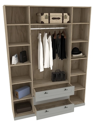 Шкаф четырехдверный для одежды A205-1