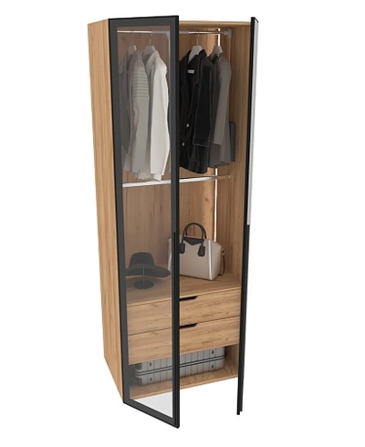 Шкаф для спальни с двумя ящиками с подсветкой R210.60-6