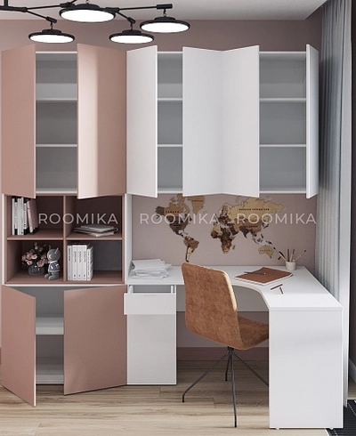 Шкаф книжный с нишей L216