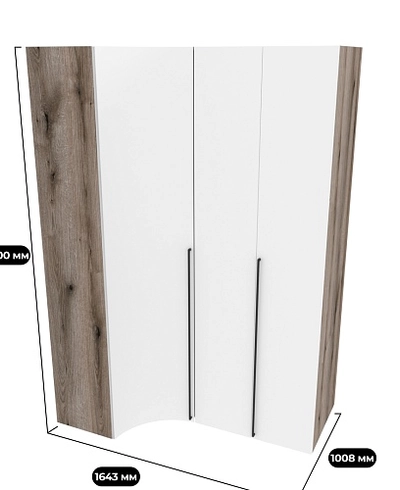 Шкаф угловой F208 L/R