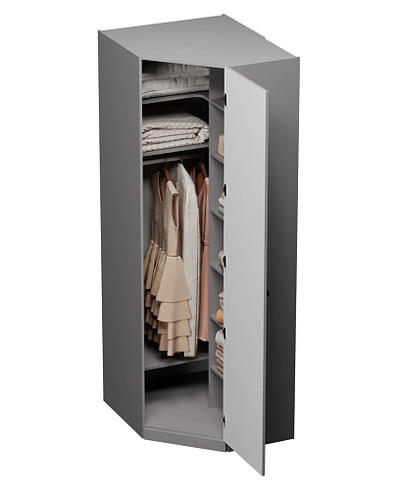 Шкаф угловой с перемычкой A218P