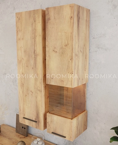 Шкаф навесной со стеклом, с подсветкой L381.2