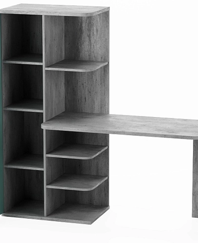 Рабочий стол со встроенным стеллажом HOF423