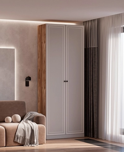 Шкаф двухдверный узкий A210.44-4