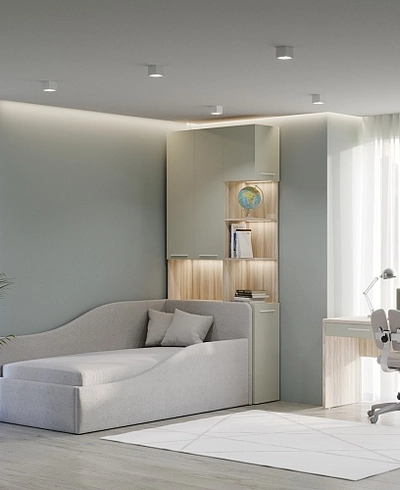 Шкаф с нишей с подсветкой L212.3-90