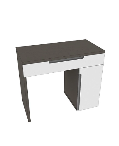 Туалетный столик, фасады в эмали LE711 L/R