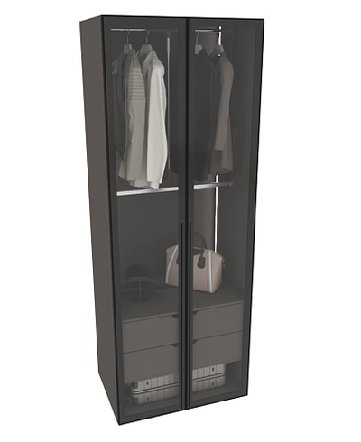 Шкаф для спальни с двумя ящиками с подсветкой R210.60-6