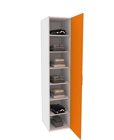 Шкаф однодверный со штангой широкий/глубокий L221.60-4