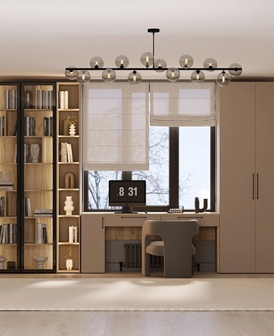 Cтол письменный с тумбой L717 L/R нестандарт