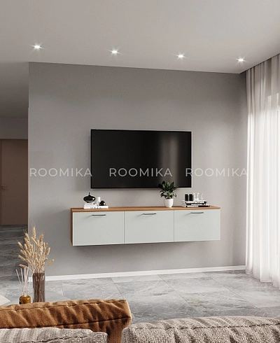 Тумба навесная, 3 ящика R518