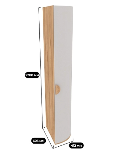 Шкаф завершающий с дверью P232.3 L/R