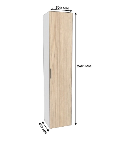 Шкаф 1 дверный широкий L221.44-1