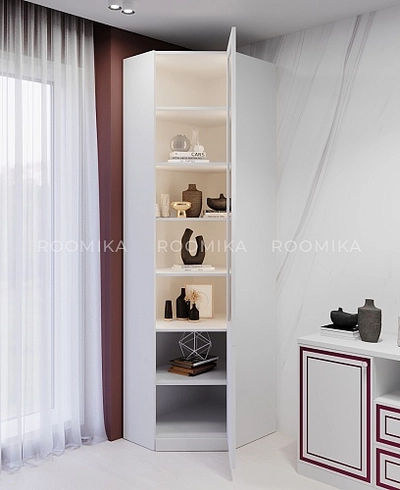 Шкаф угловой книжный A247.44