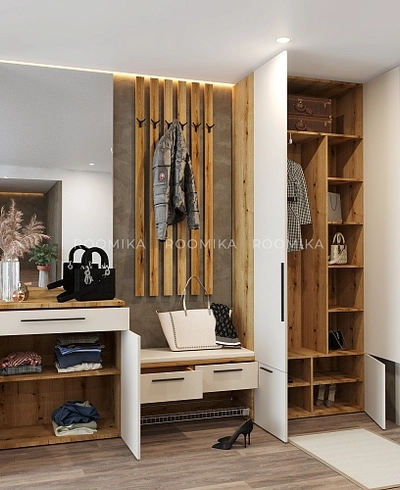 Тумба широкая 2 дверная с ящиком L876