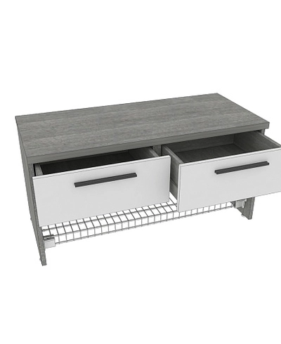 Тумба с 2 ящиками и полкой для обуви LG-462