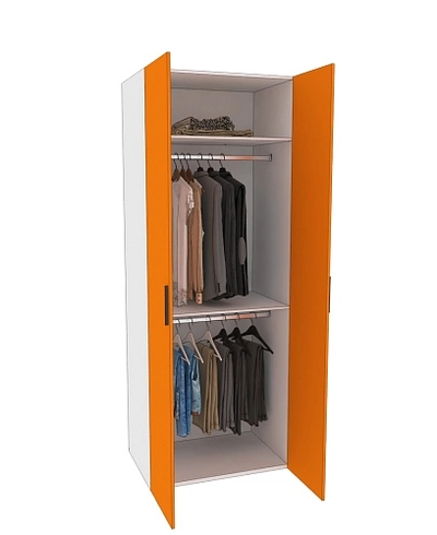 Шкаф двухдверный глубокий L210.60-1