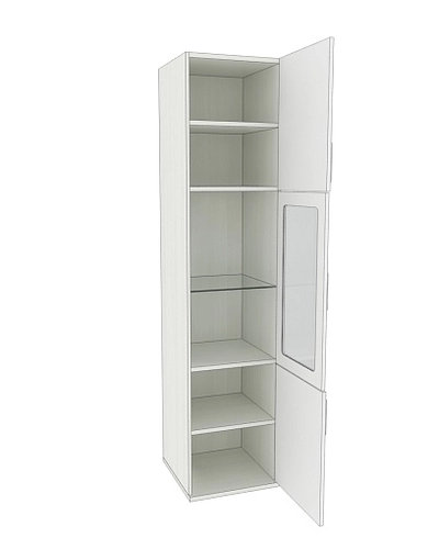 Шкаф комбинированный со стеклом P225
