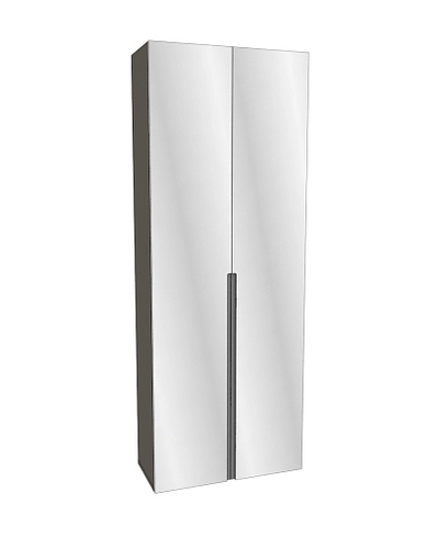 Шкаф двустворчатый с зеркалом, фасады в эмали LE-210.40-4Z