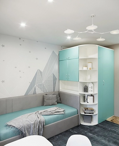 Шкаф — гардеробная P205 L/R