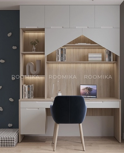 Стол-стеллаж с подсветкой LE604 L/R