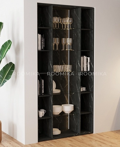 Шкаф-витрина с подсветкой R252