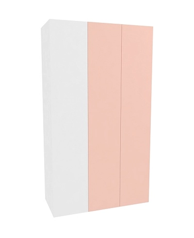 Шкаф со складными дверьми и фальш панелью, фасады в эмали LE206 L/R