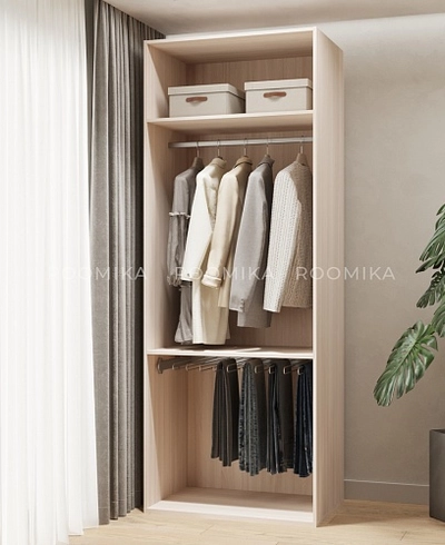 Шкаф для спальни со штангой и брючницей R210.60-5