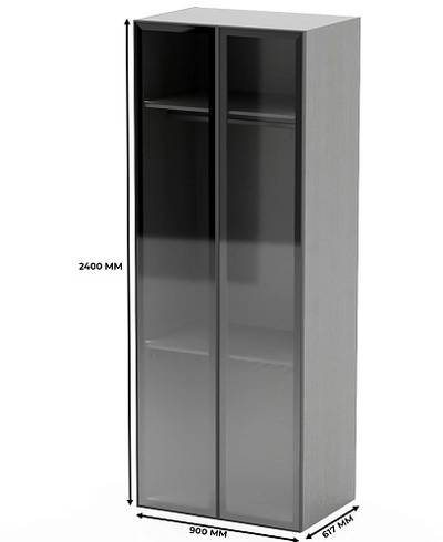 Шкаф для спальни со штангой и брючницей R210.60-5