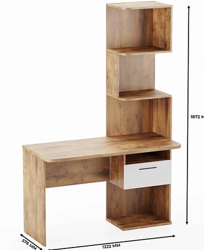 Рабочий стол со встроенным стеллажом HOF420