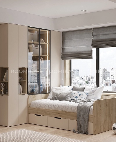 Шкаф-стеллаж завершающий LG219.1 L/R