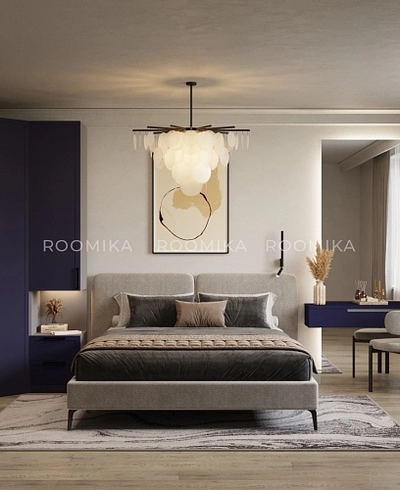 Шкаф для спальни с нишей с подсветкой A221.40