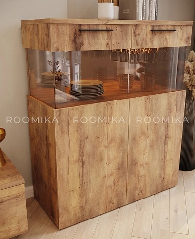 Винный шкаф с подсветкой L200