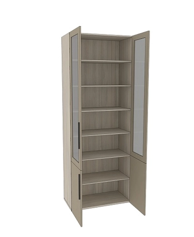 Шкаф книжный со стеклом L214S