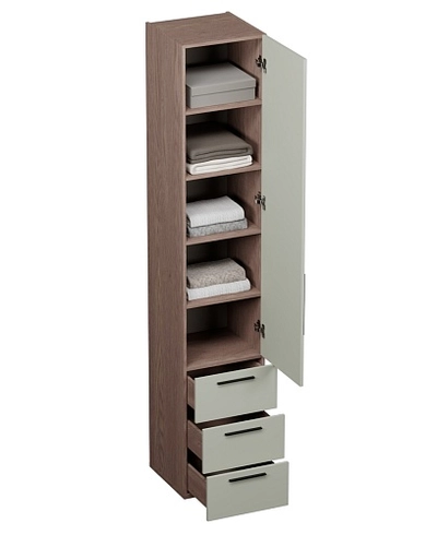 Шкаф однодверный с ящиками L223