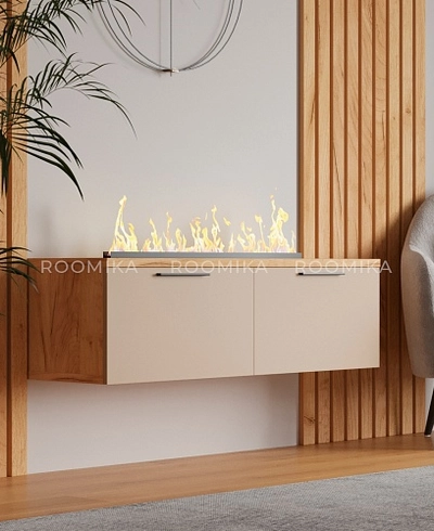 Тумба ТВ напольная с электрокамином L-548.351